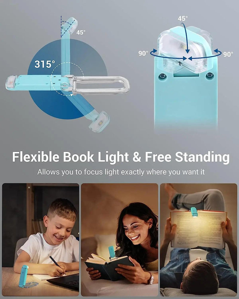 Lâmpada de Leitura Recarregável de Led - Moob Reading LampPro™ - Boom Ofertas