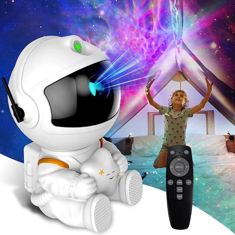 Astronauta Projetor de Céu Estrelado - Moob Astronaut Projector™ - Boom Ofertas