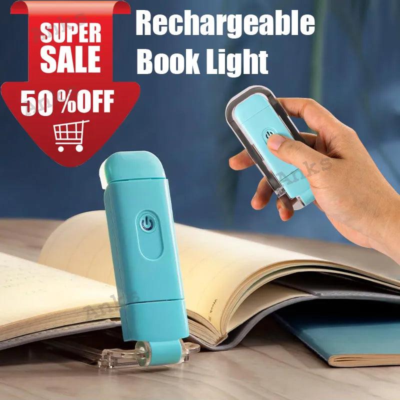 Lâmpada de Leitura Recarregável de Led - Moob Reading LampPro™ - Boom Ofertas